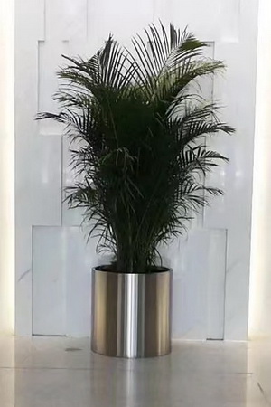 stainless steel flowerpot