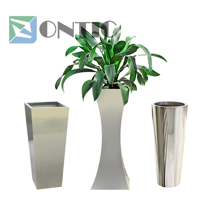 stainless steel flowerpots