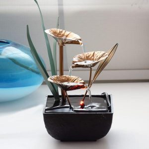 Decorative indoor water fountains
