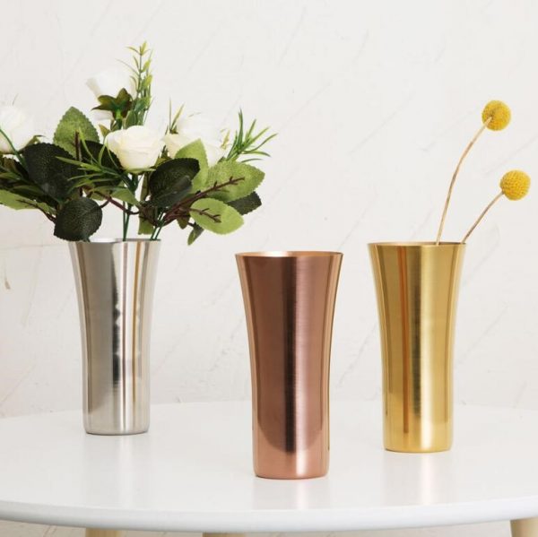 stainless steel flower pots