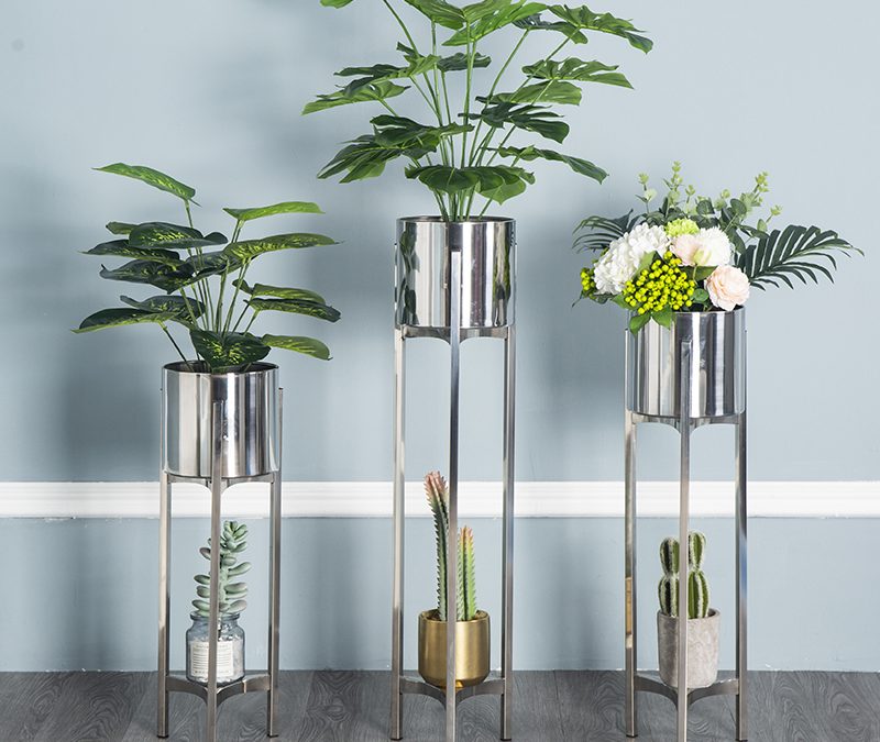 Stainless steel Flower pot: Bring The Aesthetic Home