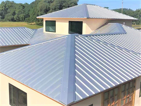 Standing seam sheet metal roofs